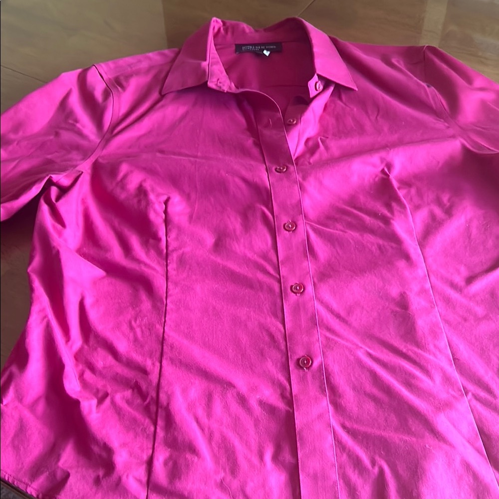 Pink Button-Up women’s